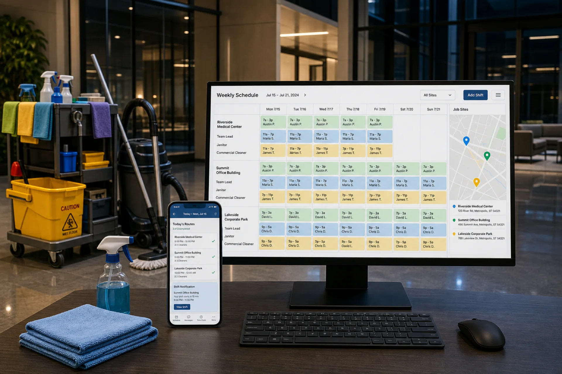 Cover image for Best employee scheduling software for cleaning businesses (2026 guide)