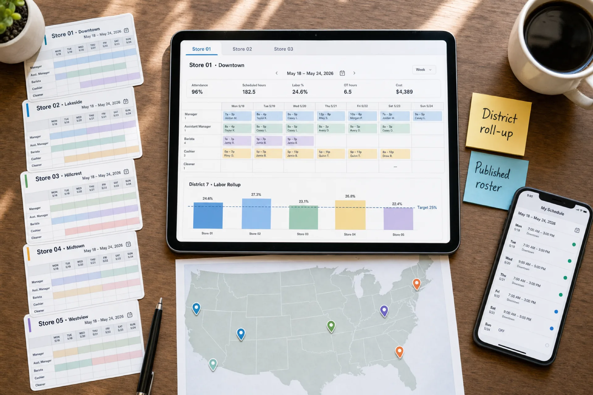 Cover image for Best employee scheduling software for franchise businesses (2026)