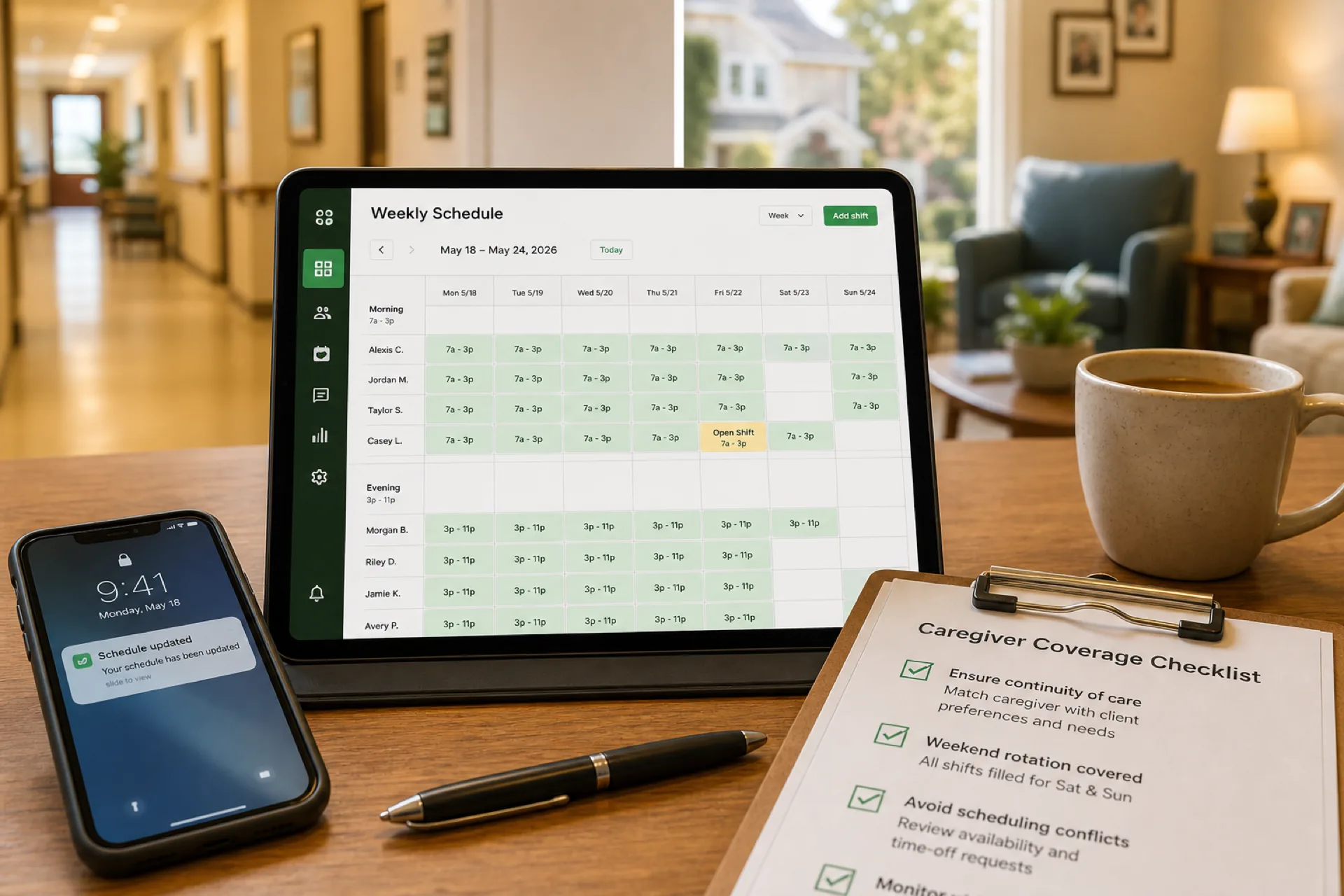 Caregiver Scheduling: Best Practices to Improve Coverage and Reduce Burnout (2026)