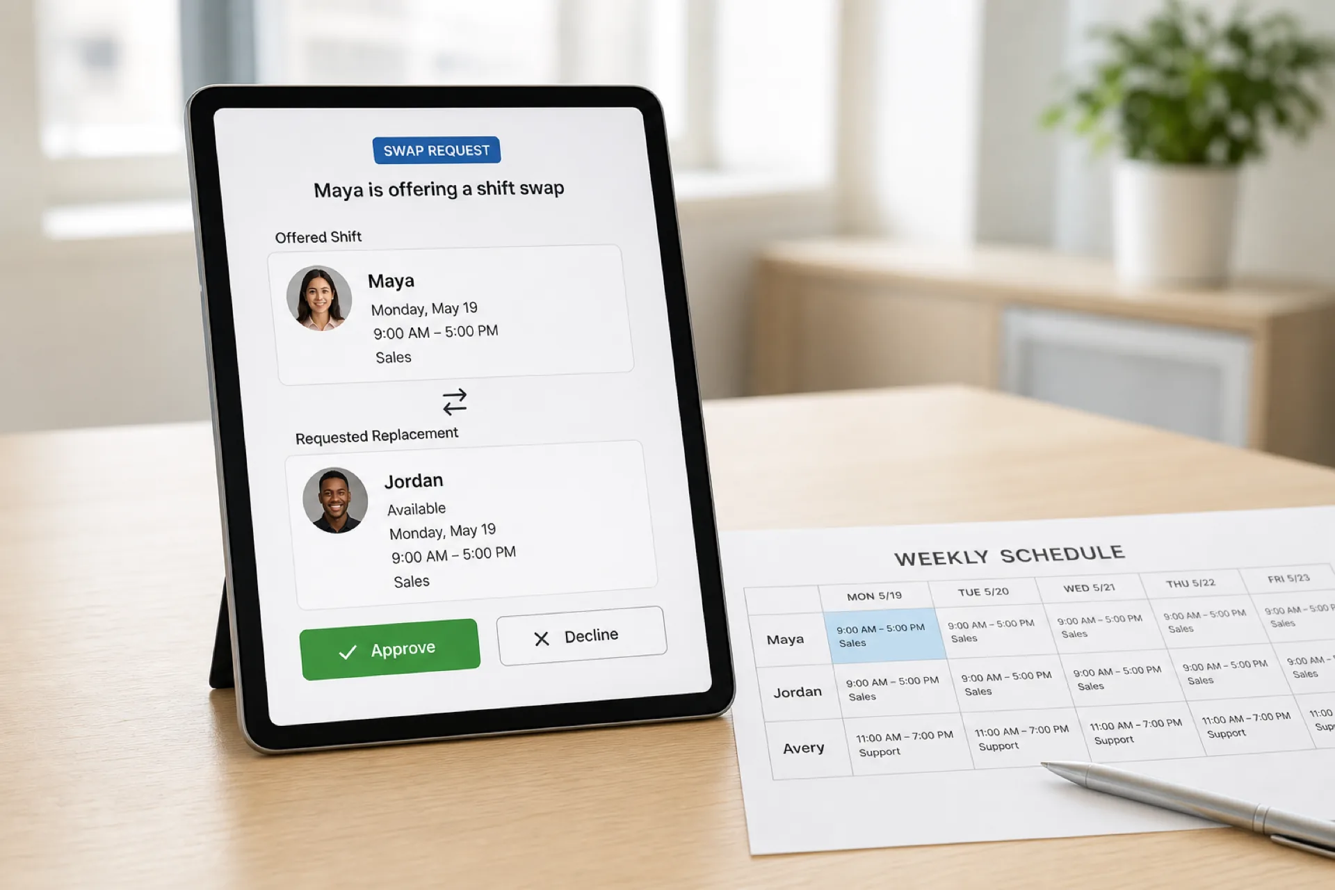Cover image for Employee scheduling software with shift swapping: features, benefits, and how to choose