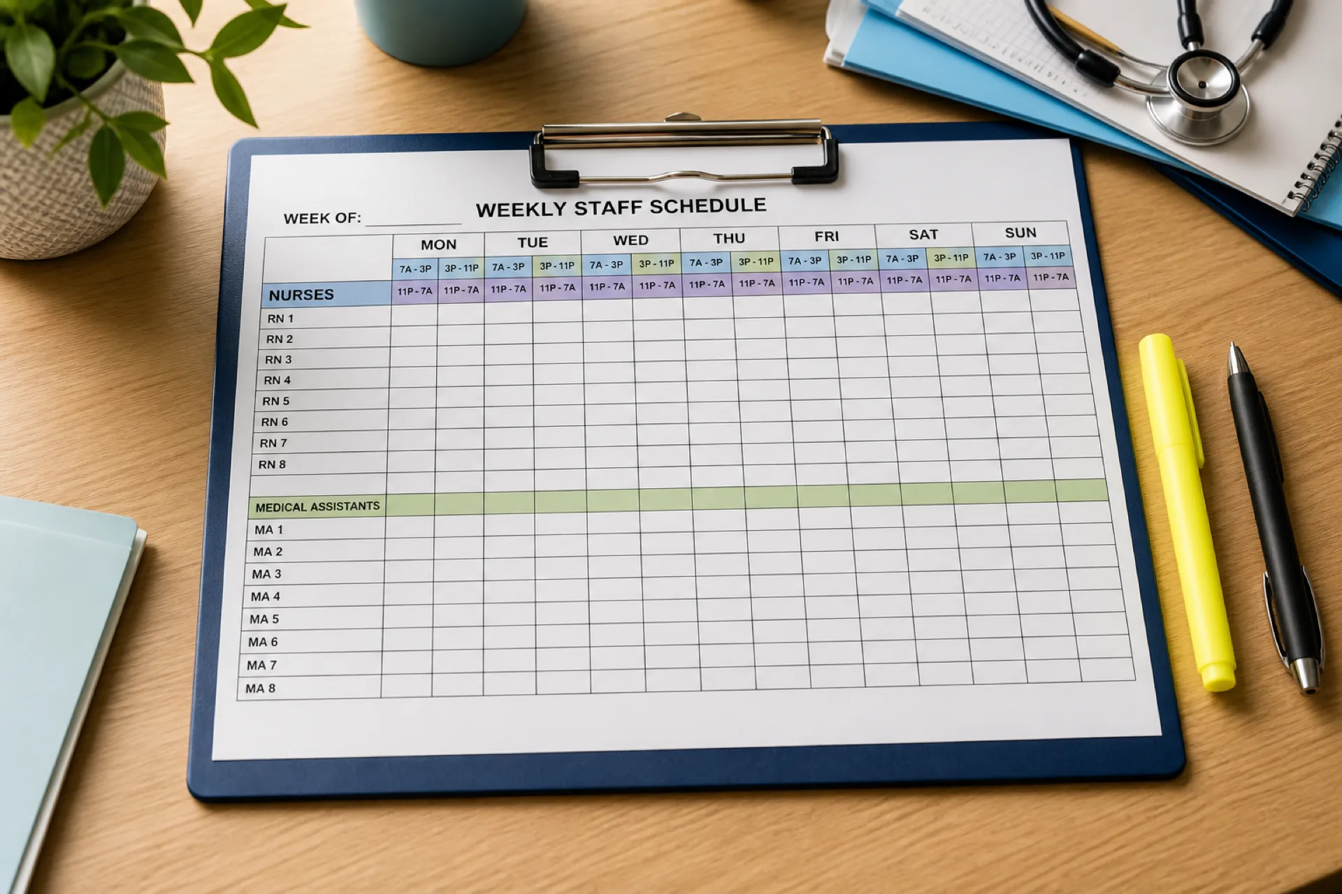 Healthcare Staff Scheduling Templates: Free Templates for Hospitals, Clinics, and Care Teams (2026)