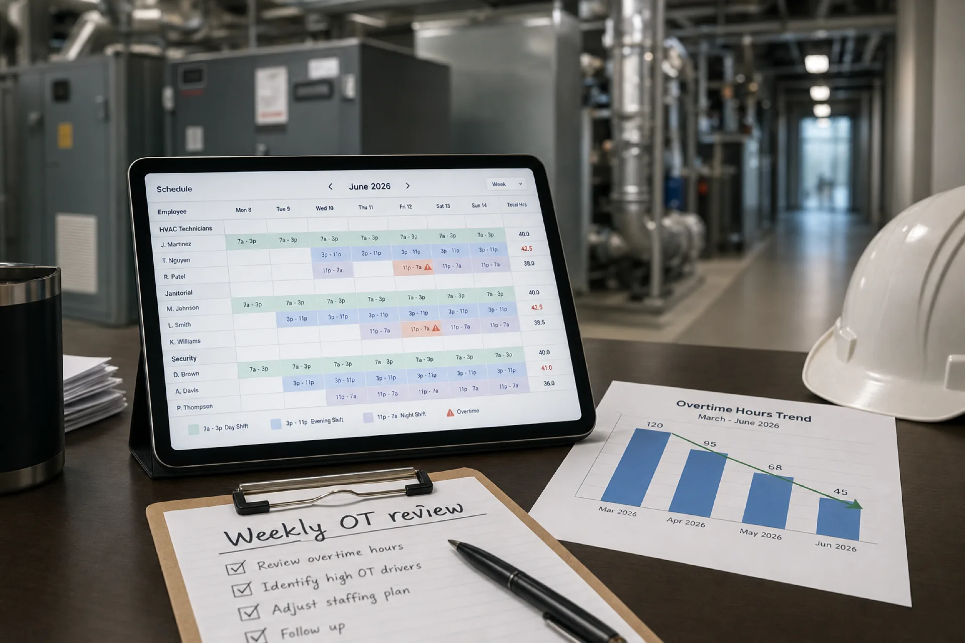 How facility management companies can reduce overtime with better employee scheduling (2026)