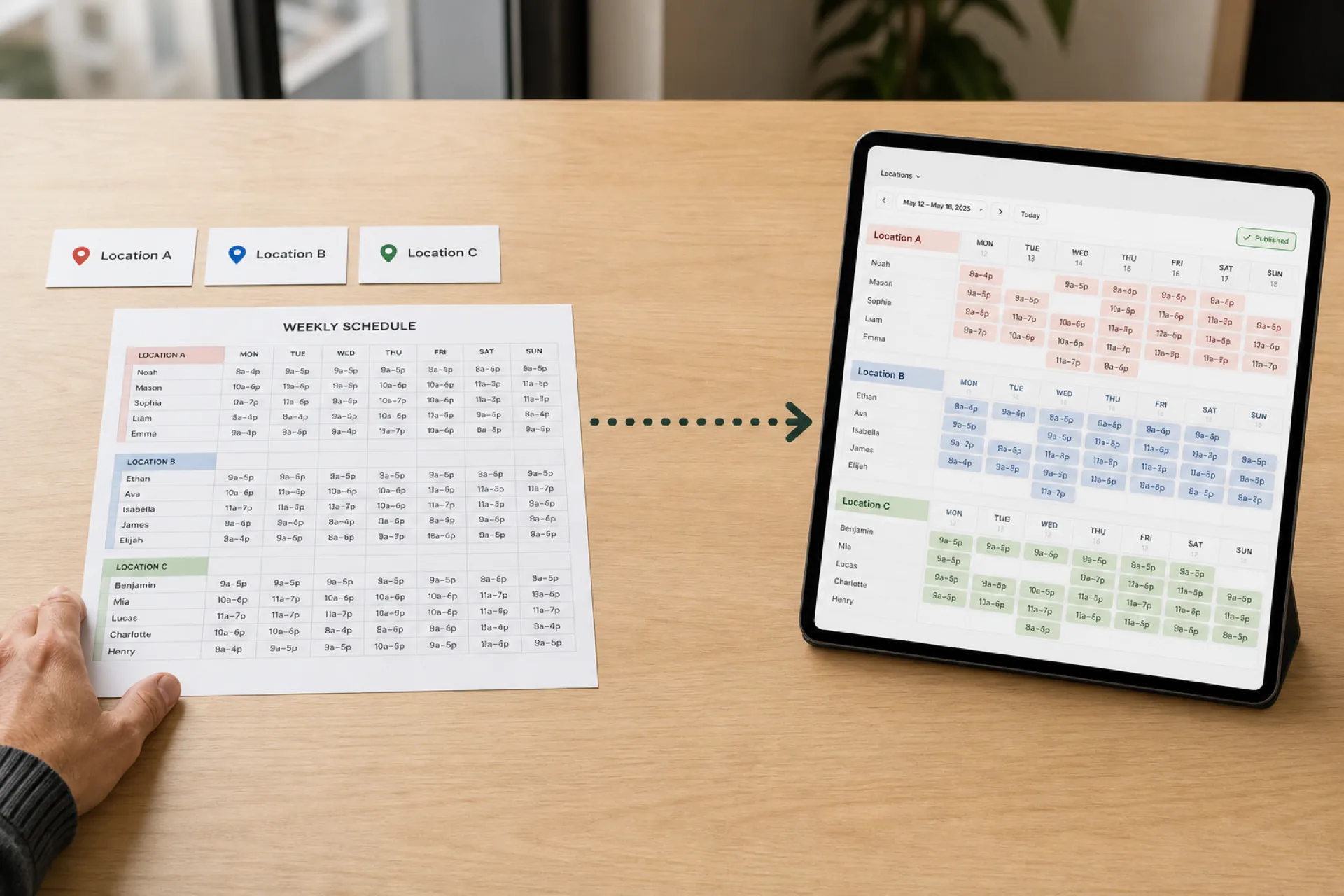 Cover image for How to Create an Employee Schedule for Multiple Locations