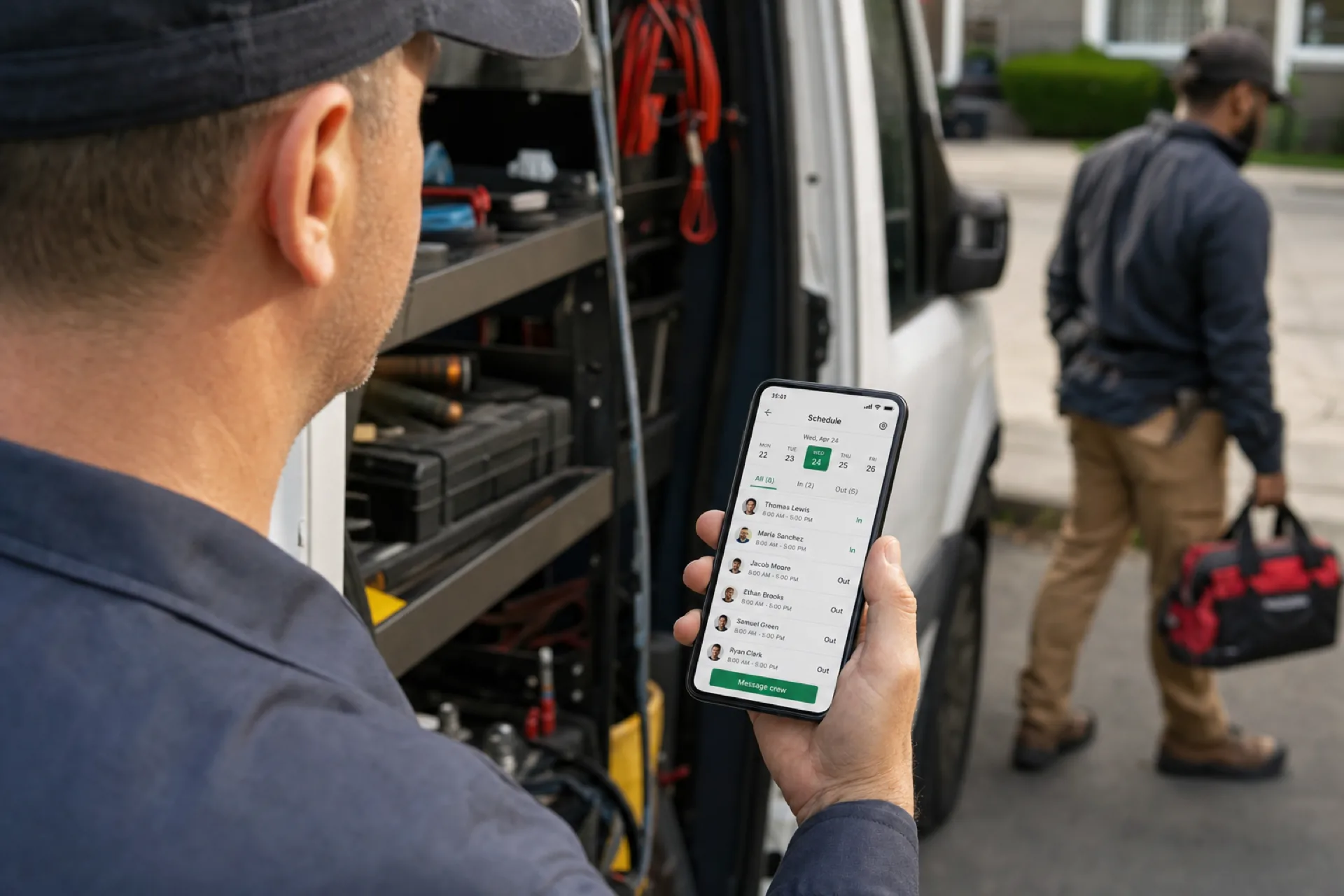 Mobile workforce management: schedule, track, and communicate with deskless teams